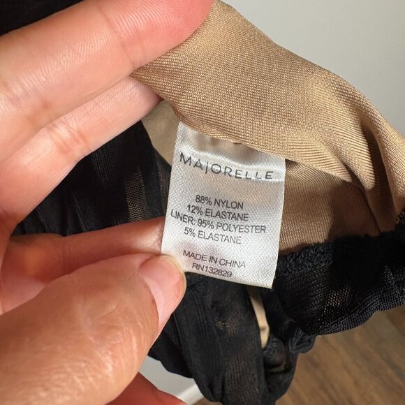 Majorelle Darling Dress in Black Lace Up - Picture 5 of 6